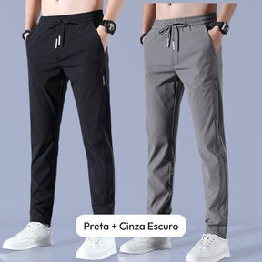 {PEOMOÇÃO BLACK FRIDAY] Calça Flex Confort Premium - PAGUE 1 LEVE 2 + 4 CUECAS DE BRINDE!